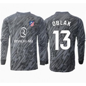 Atletico Madrid Jan Oblak #13 Målmand Replika Hjemmebanetrøje 2024-25 Langærmet
